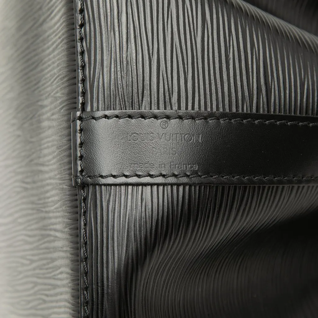 Louis Vuitton Epi Petit Noe Black Leather Very good - Model View