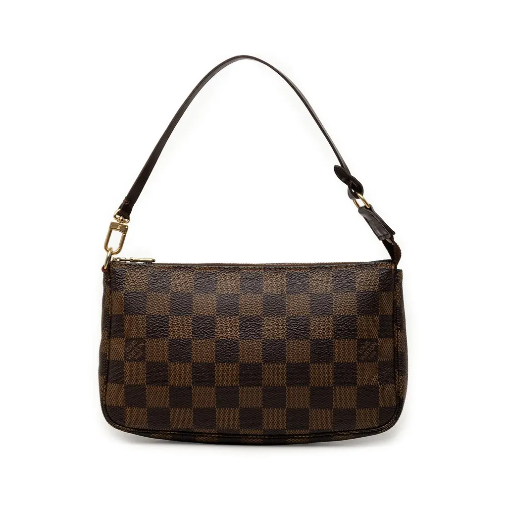 Louis Vuitton Damier Ebene Pochette Accessoires Brown Very good - Front View