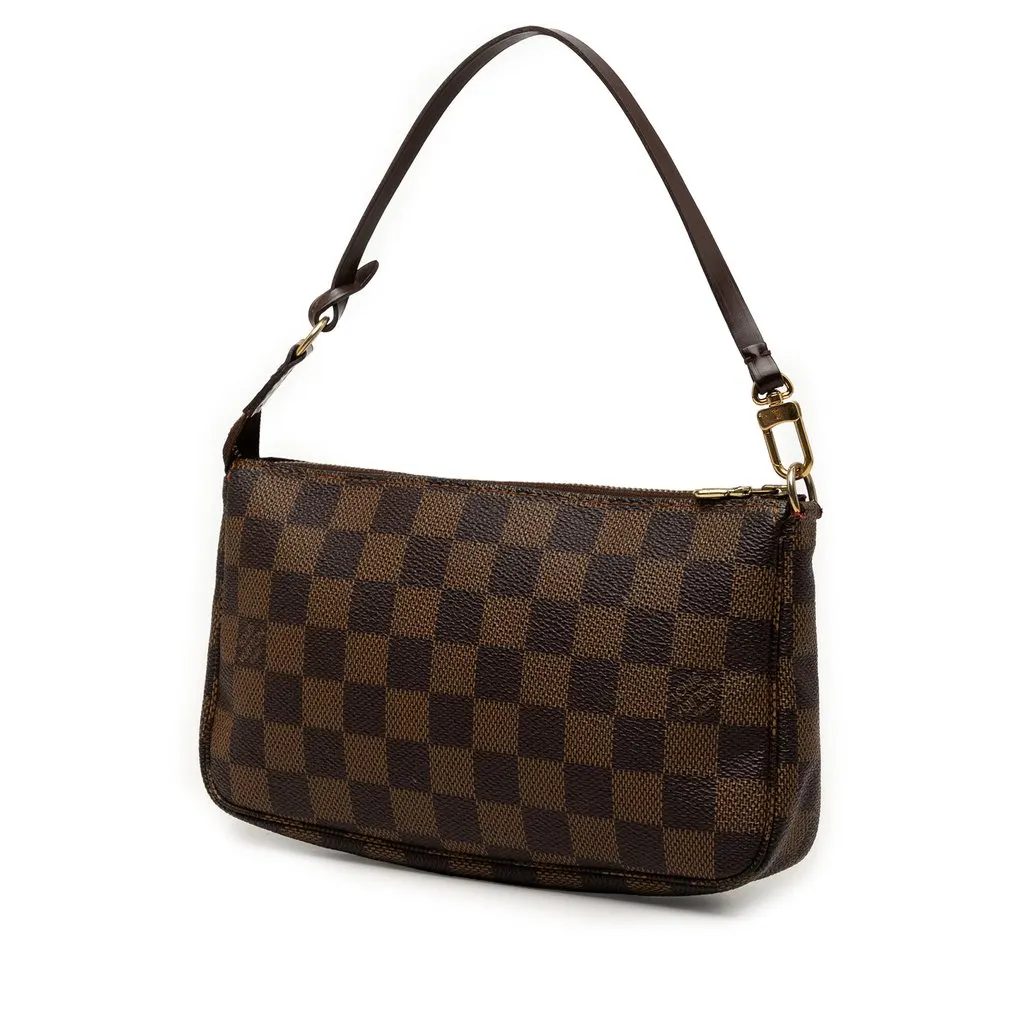Louis Vuitton Damier Ebene Pochette Accessoires Brown Very good - Back View