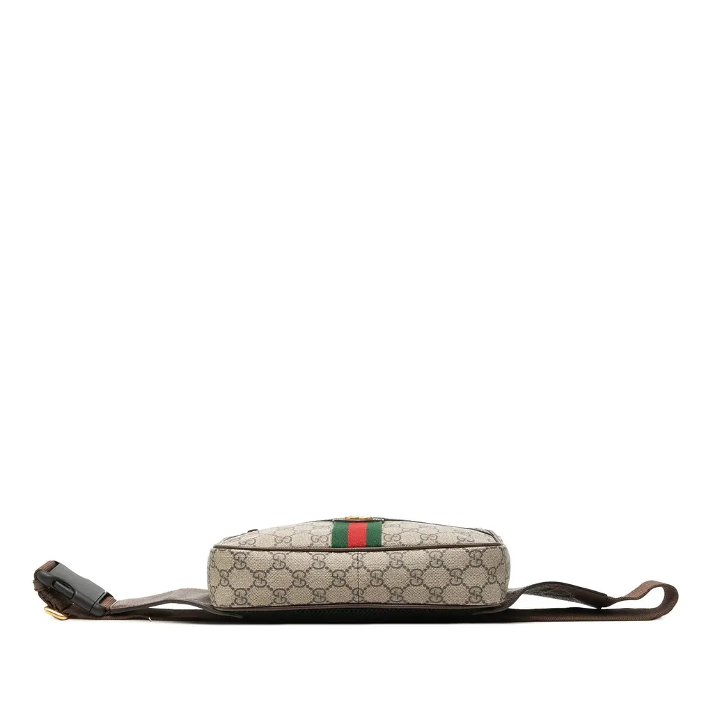 Gucci Small GG Supreme Web Ophidia Belt Bag Beige Canvas Very good - Inside View