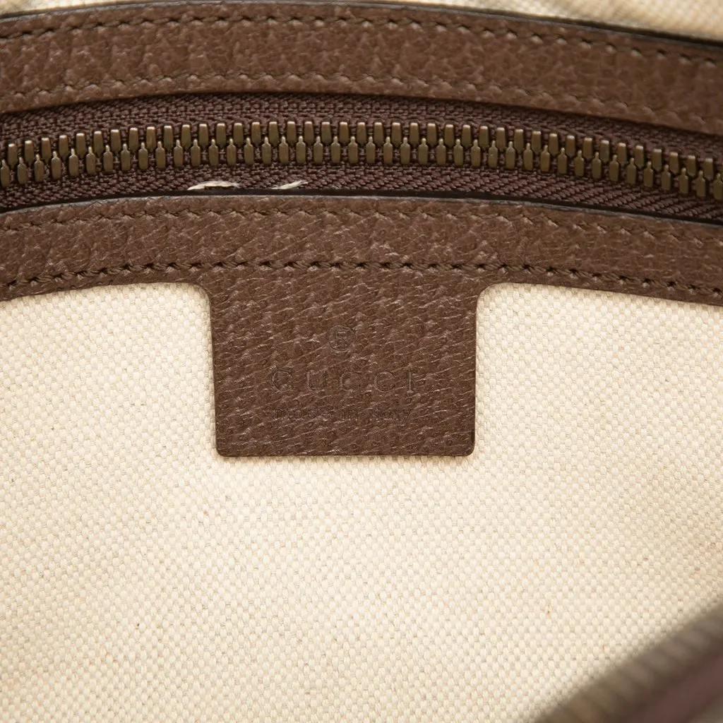 Gucci Small GG Supreme Web Ophidia Belt Bag Beige Canvas Very good - Box View