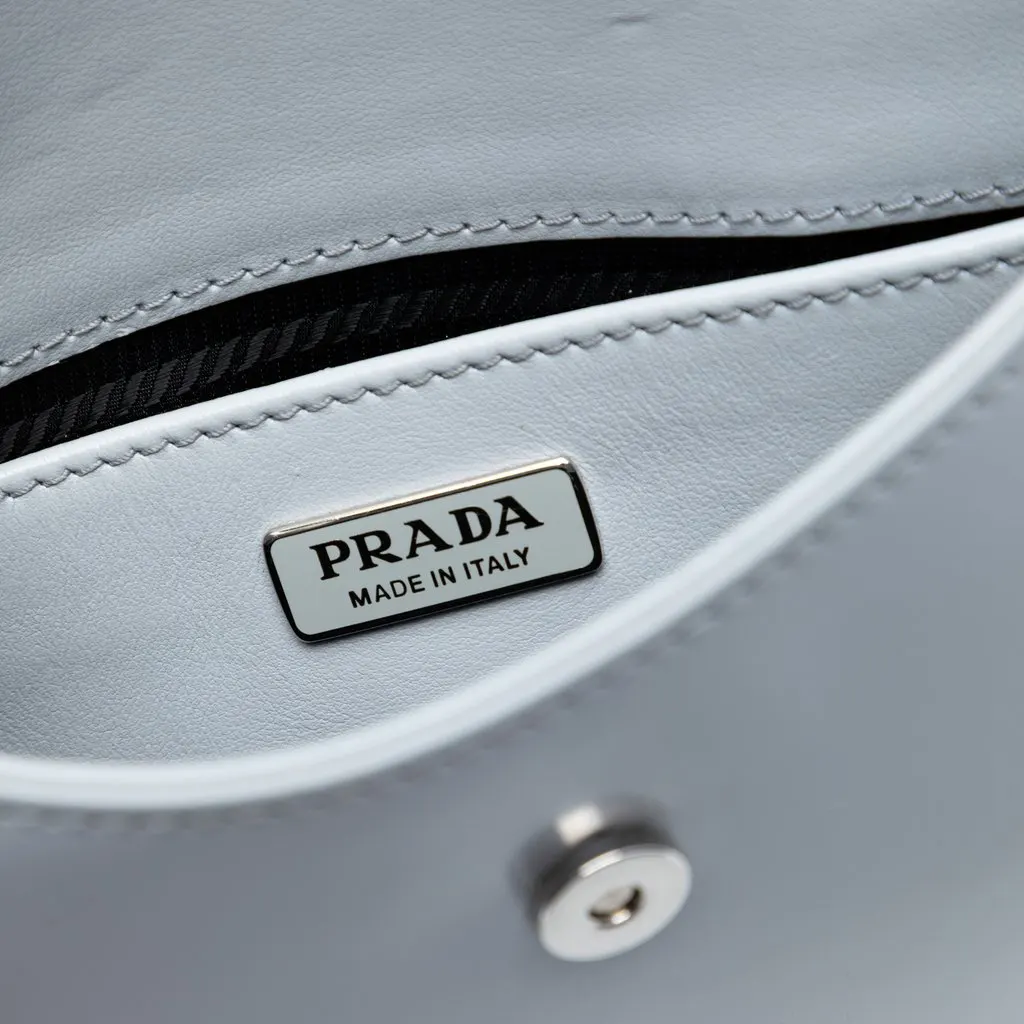 Prada Mini Brushed Leather Cleo Flap MultiColor Leather Very good - Box View
