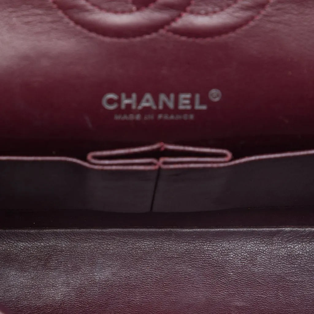 Chanel Medium Classic Caviar Double Flap Black Leather Very good - Model View