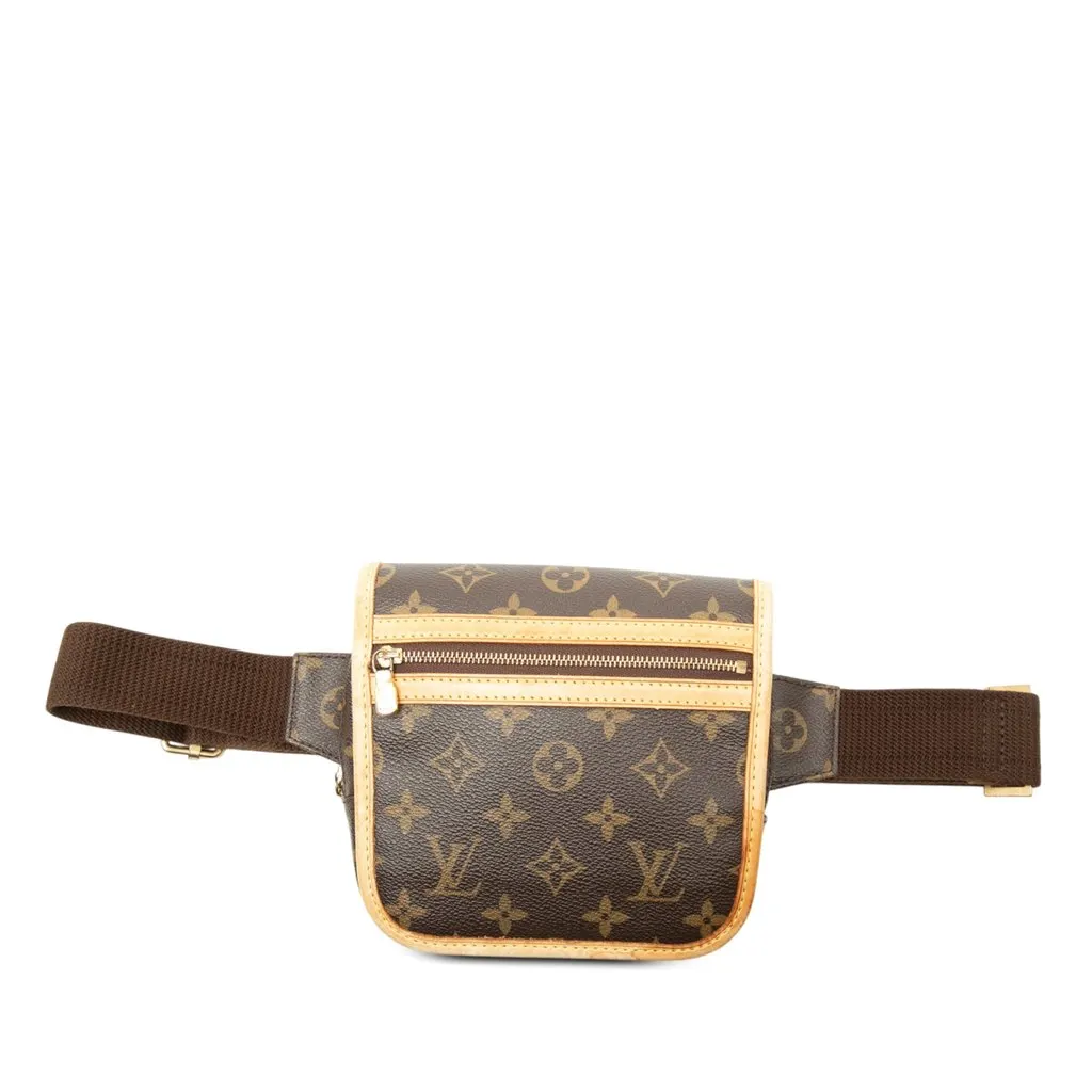 Louis Vuitton Monogram Bosphore Belt Bag Brown Very good - Front View