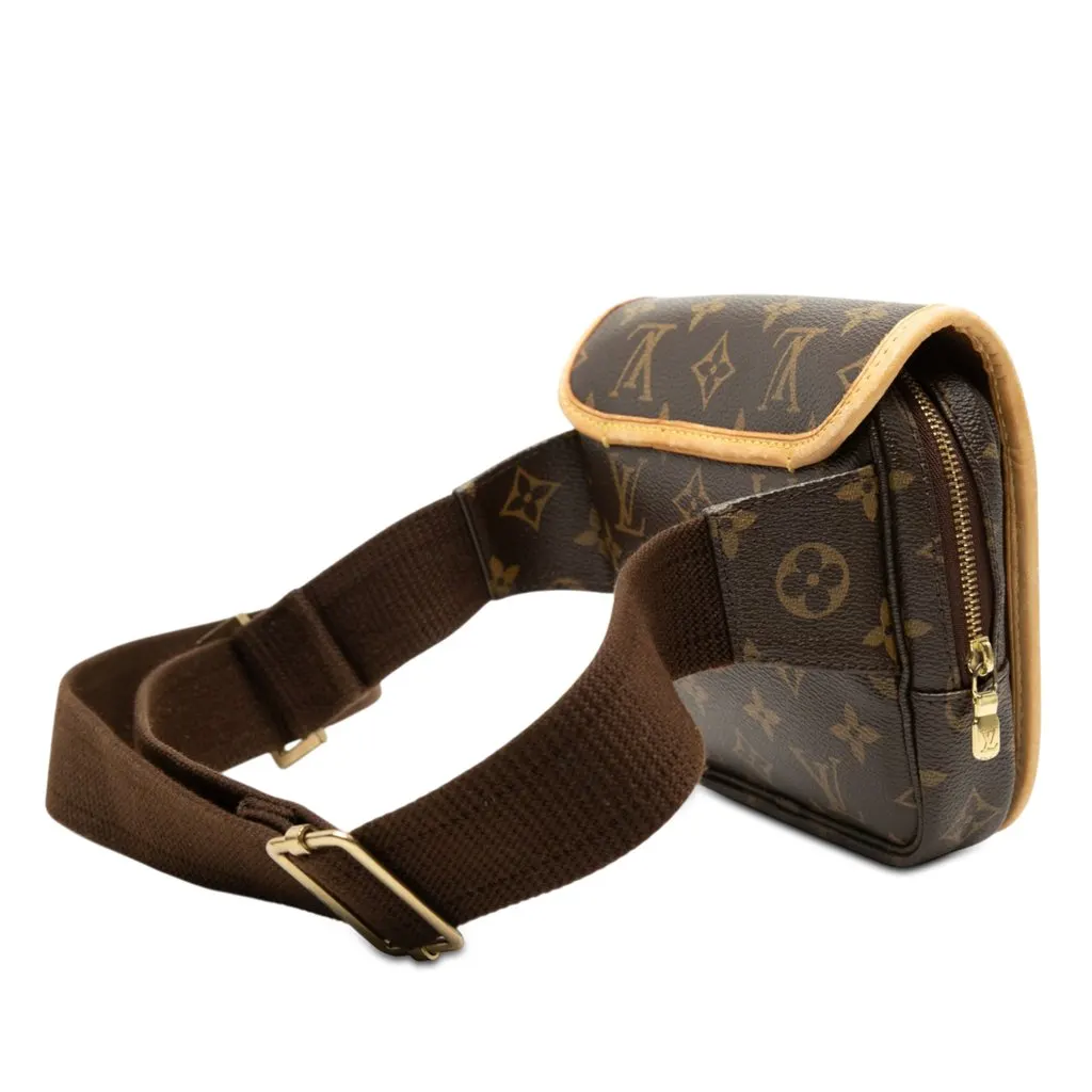 Louis Vuitton Monogram Bosphore Belt Bag Brown Very good - Back View