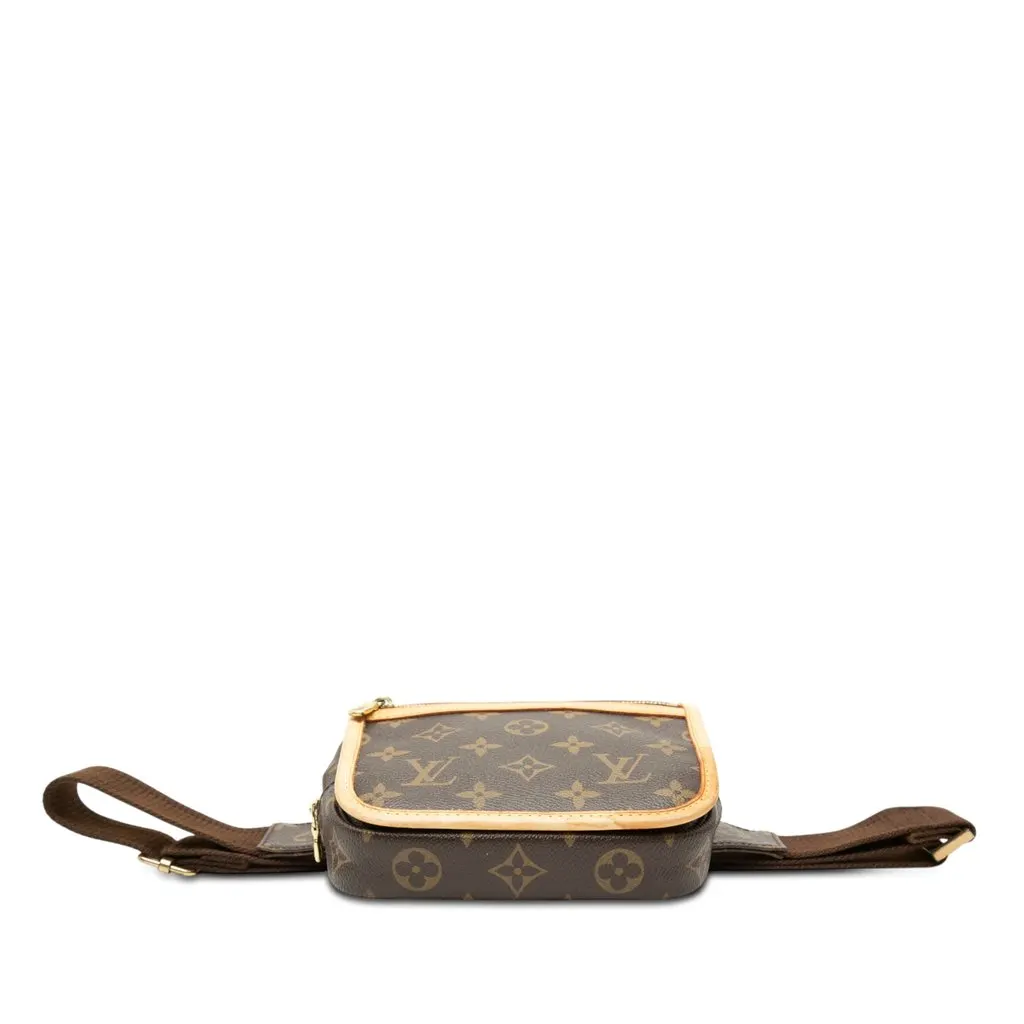 Louis Vuitton Monogram Bosphore Belt Bag Brown Very good - Inside View