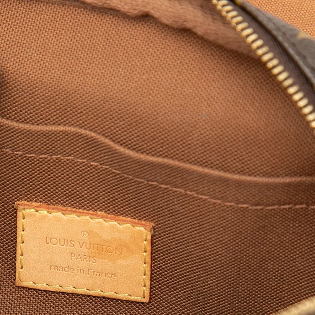 Louis Vuitton Monogram Bosphore Belt Bag Brown Very good - Box View