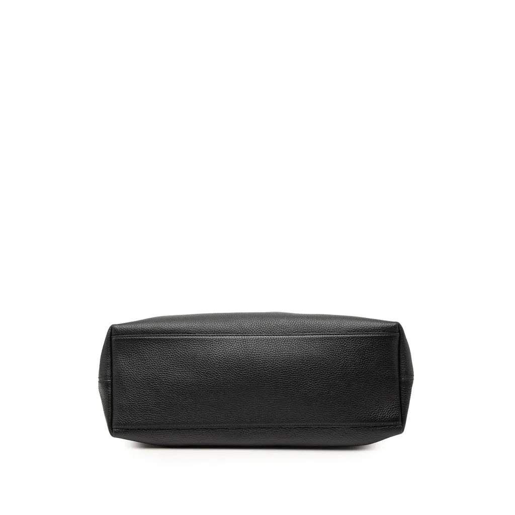 Gucci Medium Calfskin Soho Chain Tote Black Leather Very good - Inside View