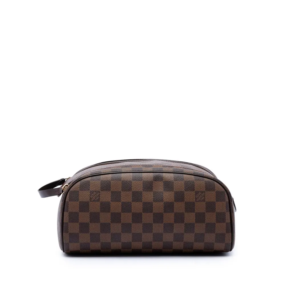 Louis Vuitton Damier Ebene King Size Toiletry Brown Very good - Front View