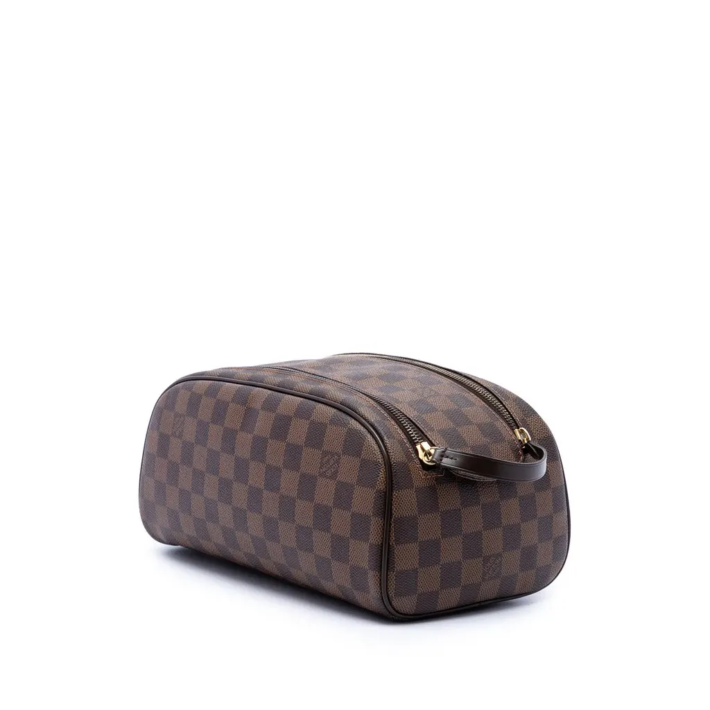 Louis Vuitton Damier Ebene King Size Toiletry Brown Very good - Back View