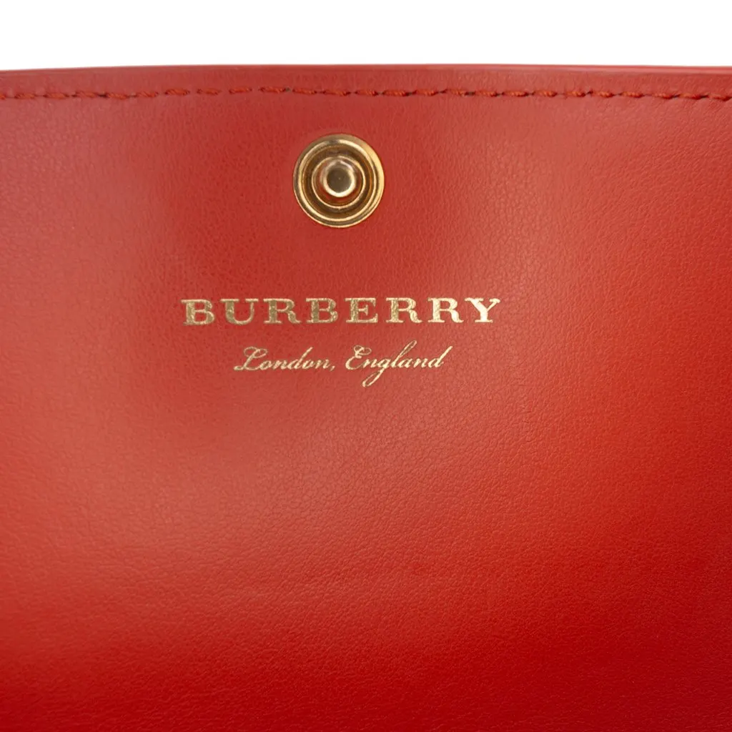 Burberry House Check Coated Canvas Halton Continental Wallet Beige Canvas Very good - Box View