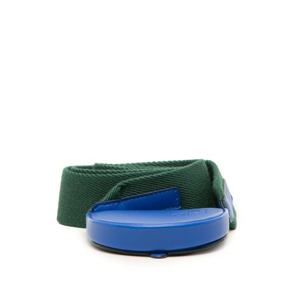 Loewe Mini Soft Calfskin Heel Pouch Blue Leather Good - Inside View