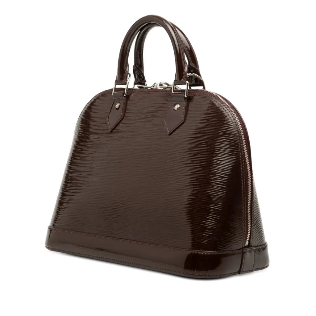 Louis Vuitton Electric Epi Alma PM Purple Leather Very good - Back View