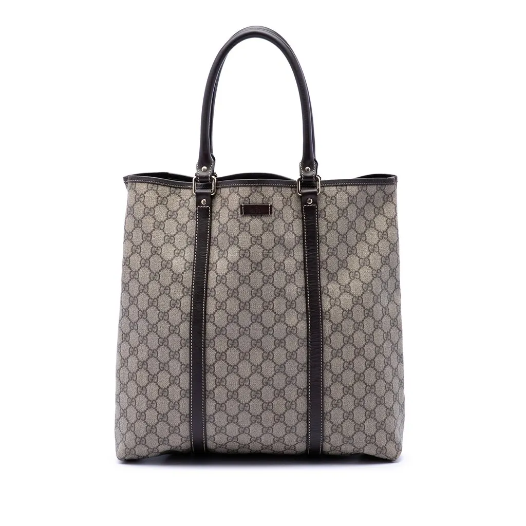 Gucci GG Supreme Joy Vertical Tote Beige Very good - Front View