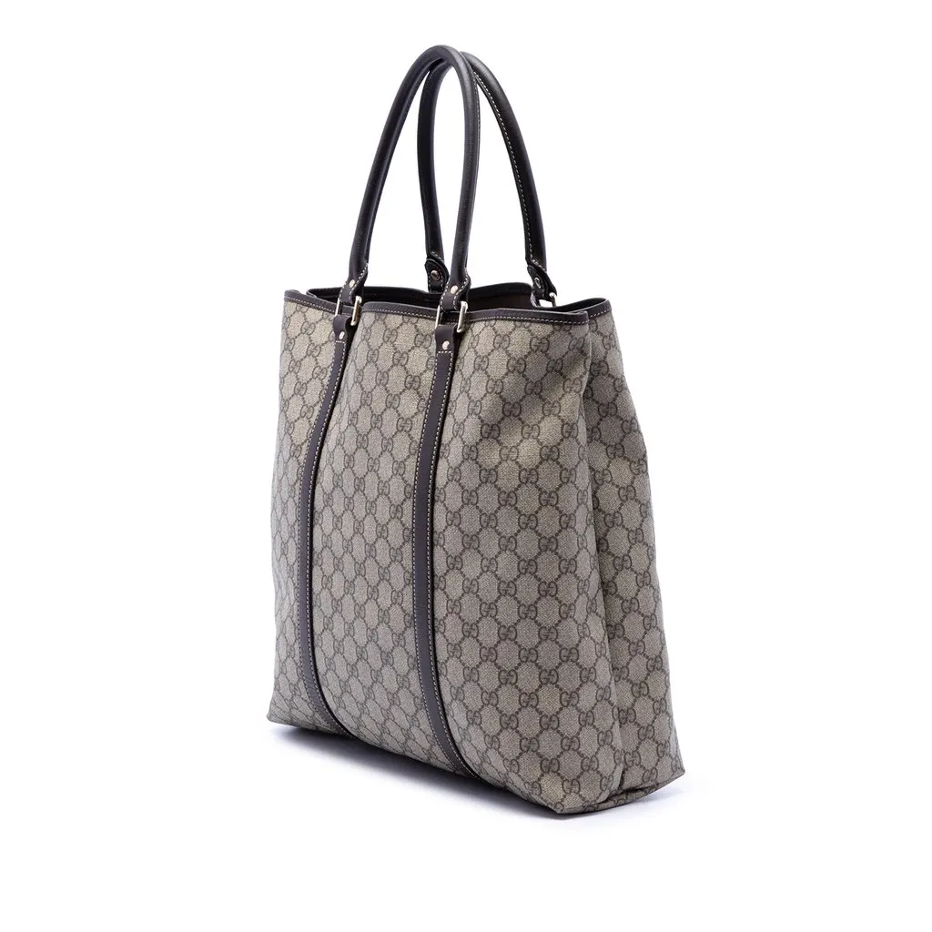 Gucci GG Supreme Joy Vertical Tote Beige Very good - Back View