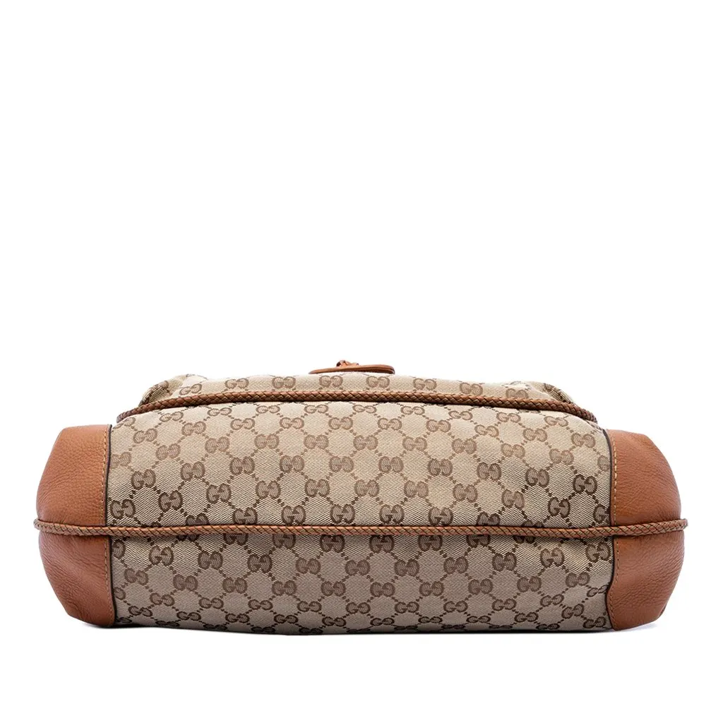 Gucci GG Canvas Marrakech Shoulder Bag Beige Canvas Very good - Inside View