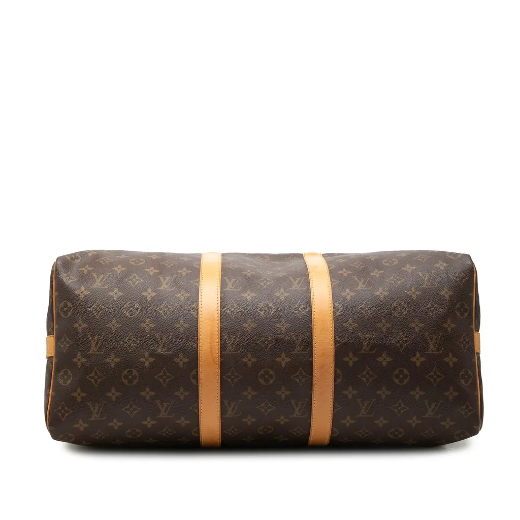 Louis Vuitton Monogram Keepall Bandouliere 50 Brown Very good - Inside View