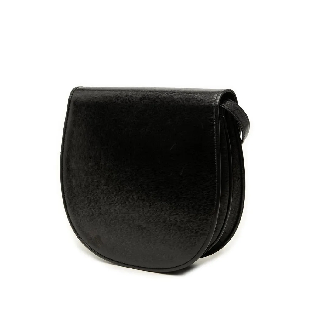 Saint Laurent Leather Crossbody Black Leather Very good - Back View