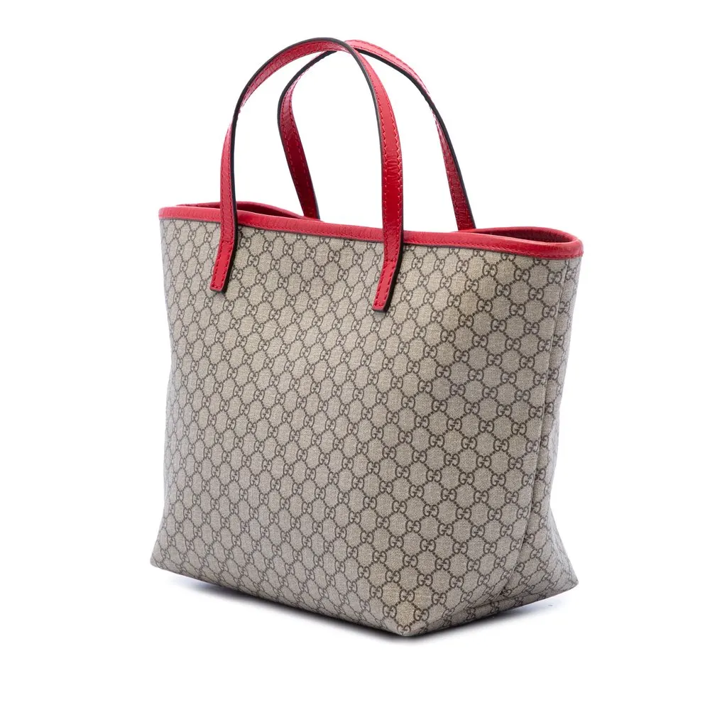 Gucci Childrens GG Supreme Doll Tote Beige Canvas Very good - Back View