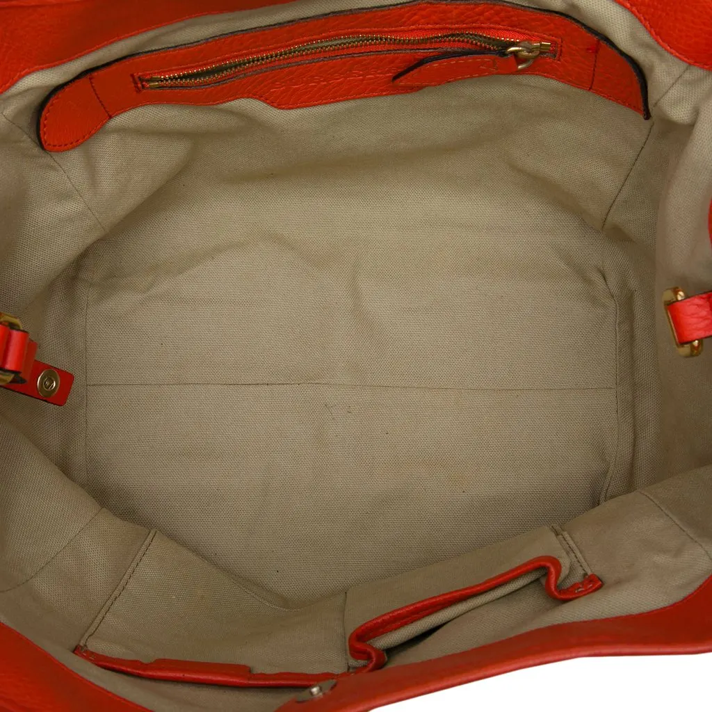Burberry Small House Check Canvas Bridle Canterbury Tote Brown Very good - Model View