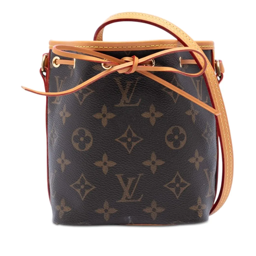 Louis Vuitton Monogram Nano Noe Brown Very good - Front View