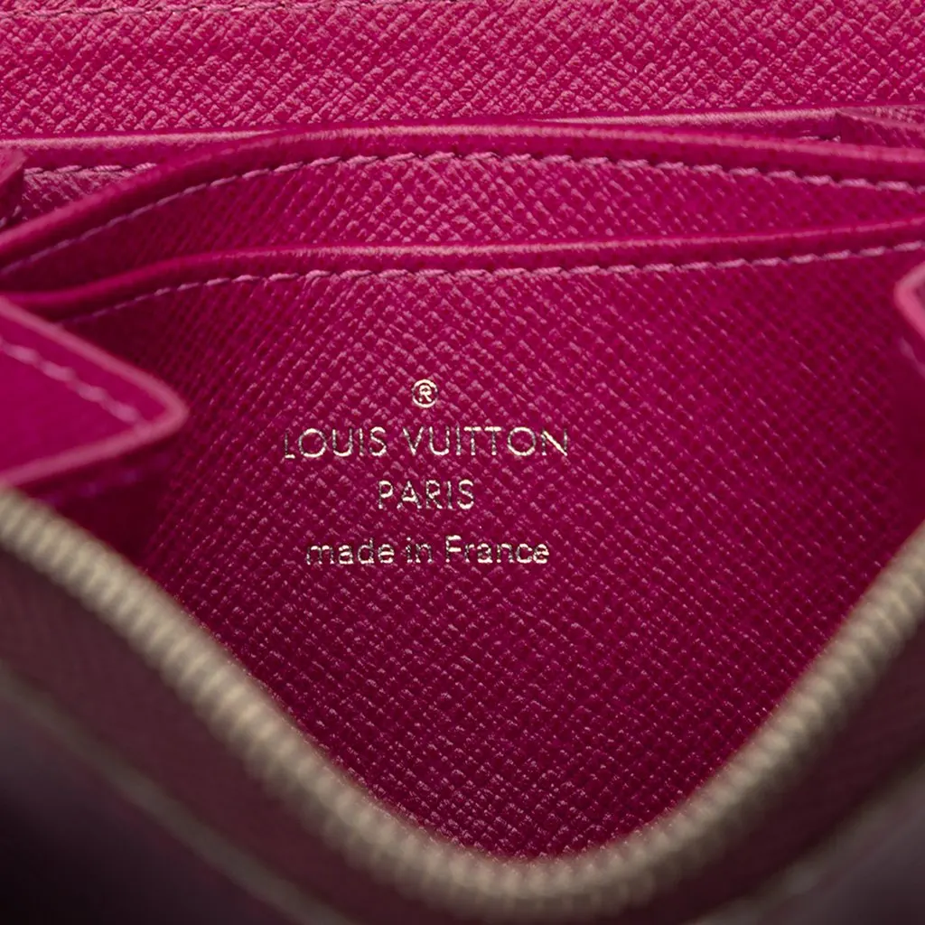Louis Vuitton Epi Zippy Coin Purse Purple Leather Very good - Box View