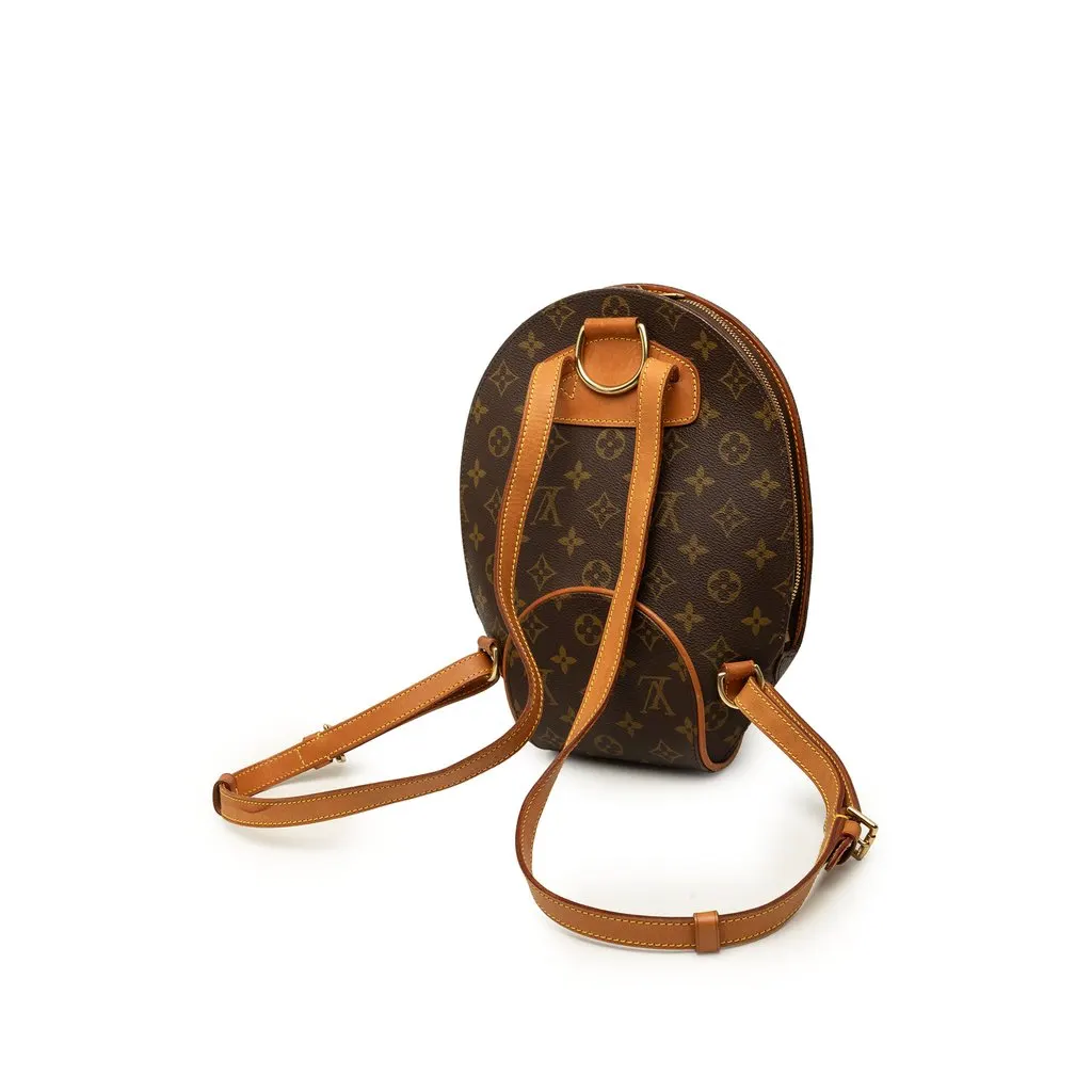 Louis Vuitton Monogram Ellipse Sac a Dos Backpack Brown Canvas Good - Back View
