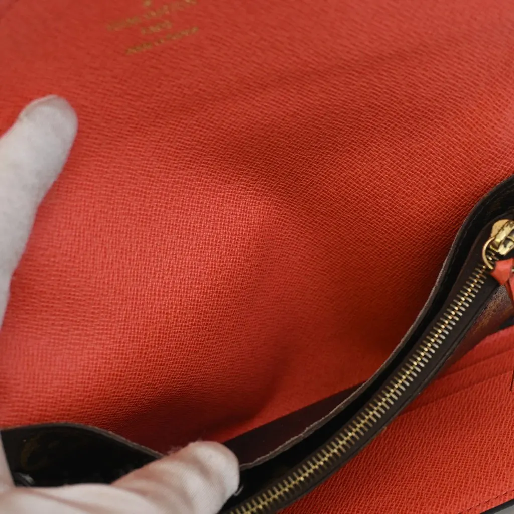 Louis Vuitton Monogram Josephine Long Wallet Brown Very good - Box View