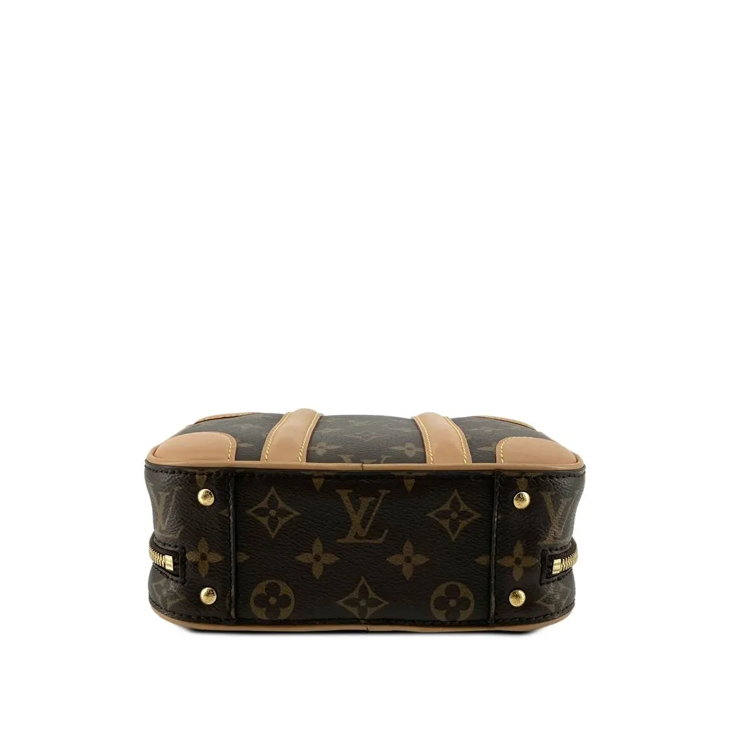 Louis Vuitton Monogram Valisette PM Brown Canvas Good - Inside View