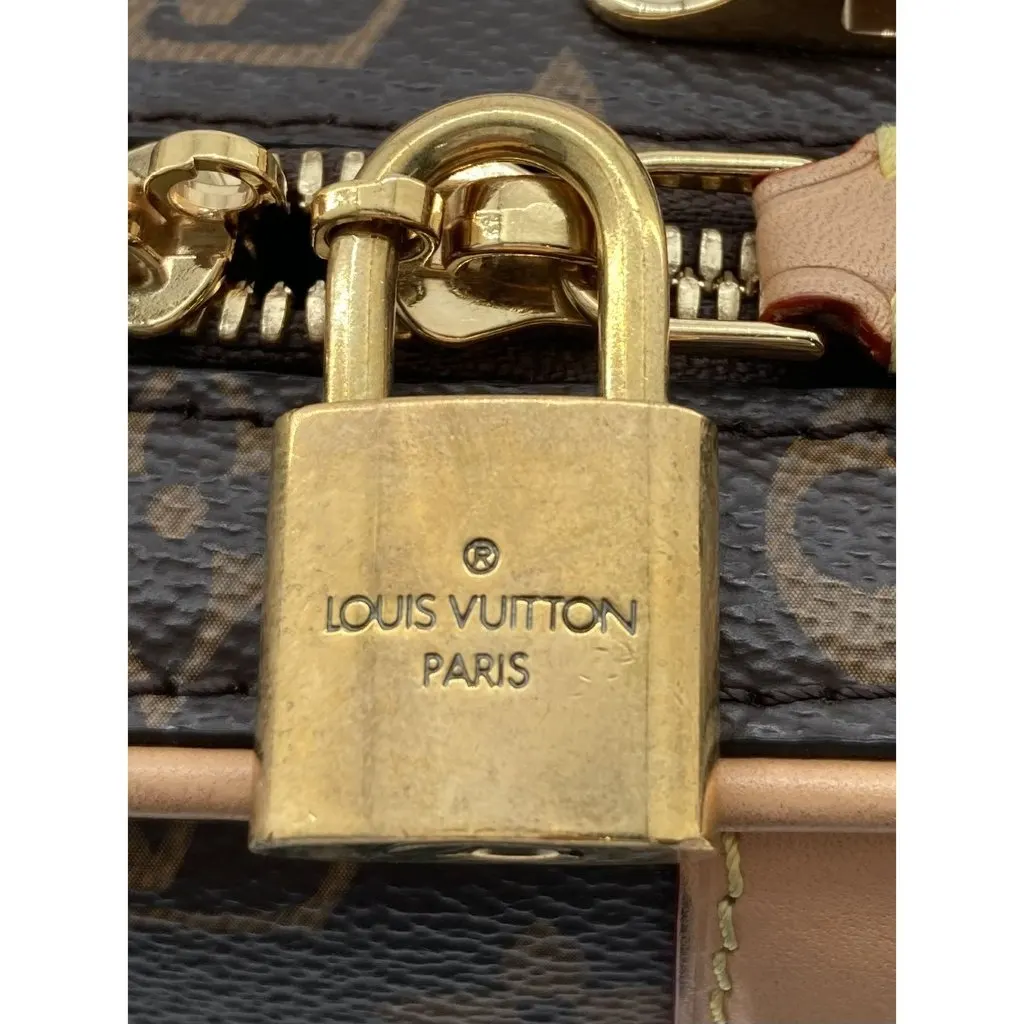 Louis Vuitton Monogram Valisette PM Brown Canvas Good - Box View
