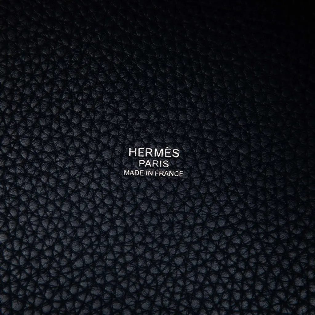 Hermès Clemence Picotin Lock 22 Blue Leather Very good - Box View
