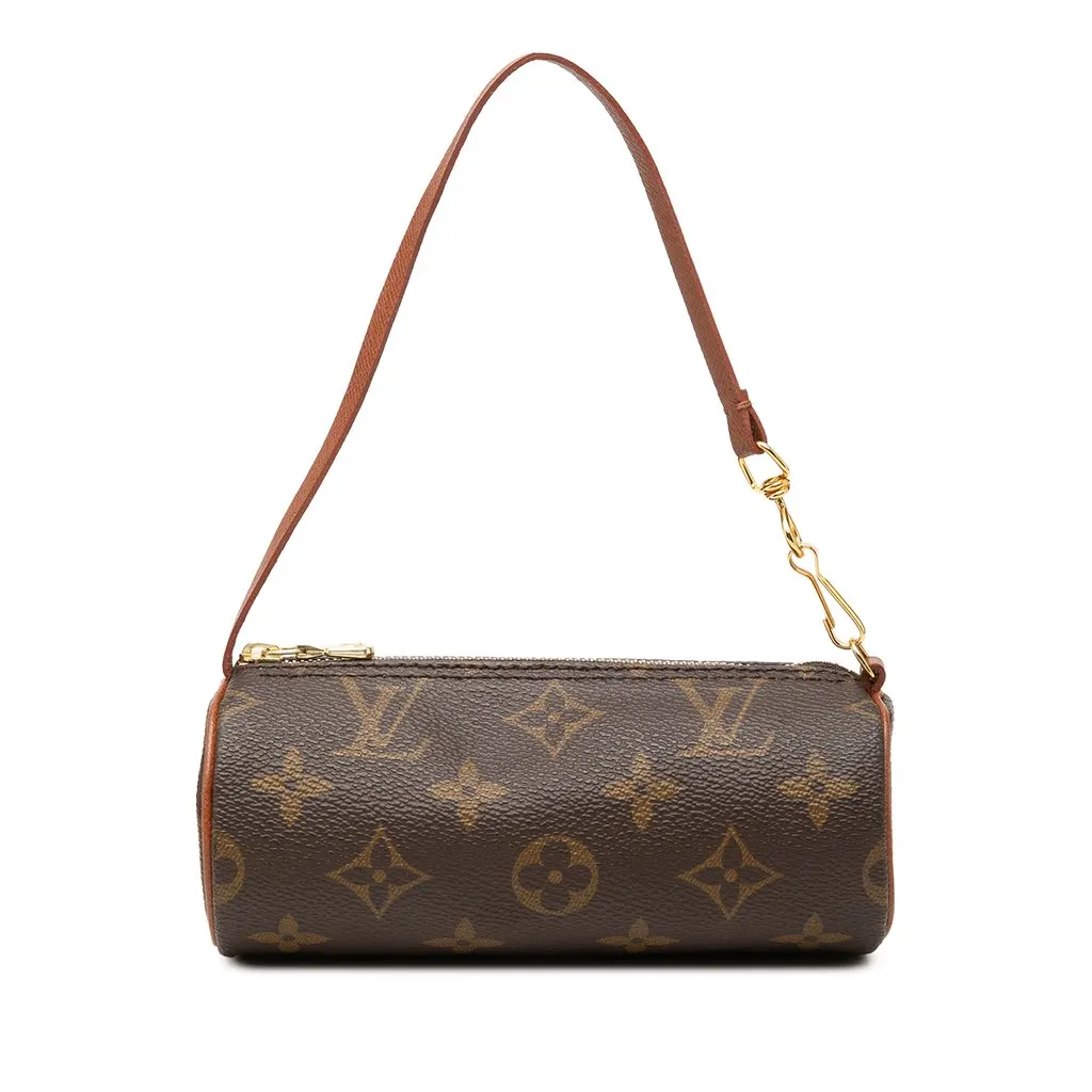 Louis Vuitton Monogram Papillon Pochette Brown Canvas Very good - Front View