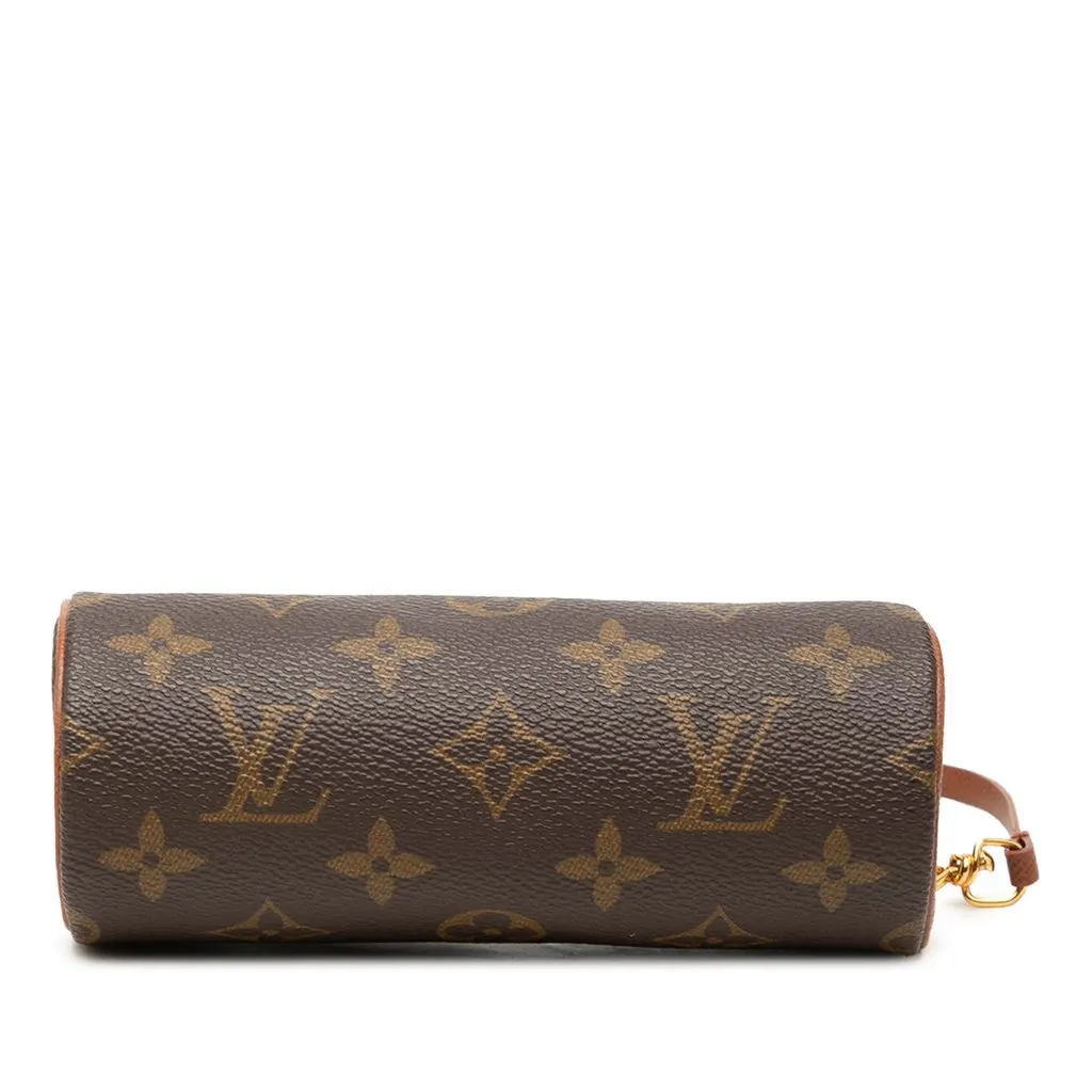 Louis Vuitton Monogram Papillon Pochette Brown Canvas Very good - Inside View