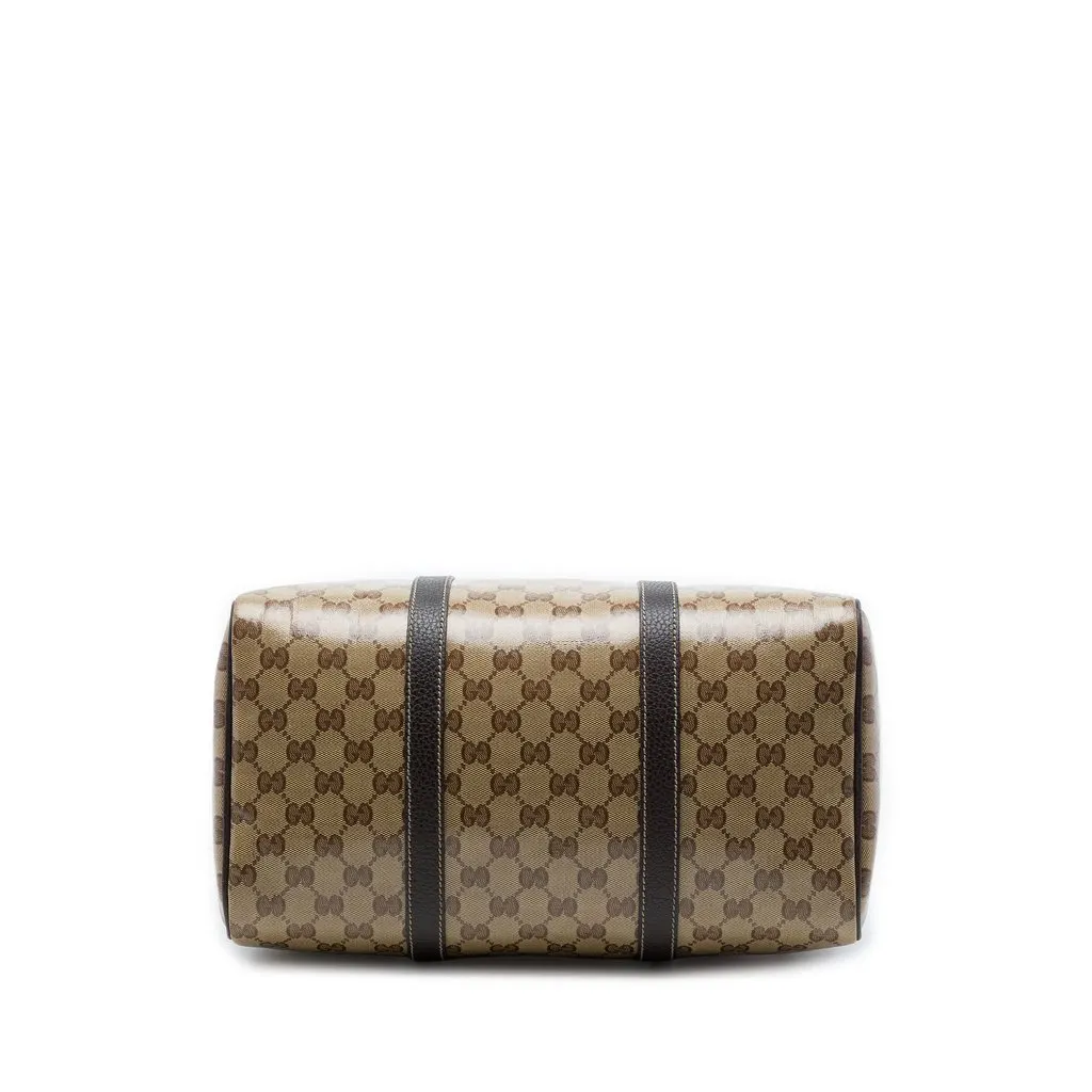 Gucci Medium GG Crystal Joy Boston Bag Beige Very good - Inside View