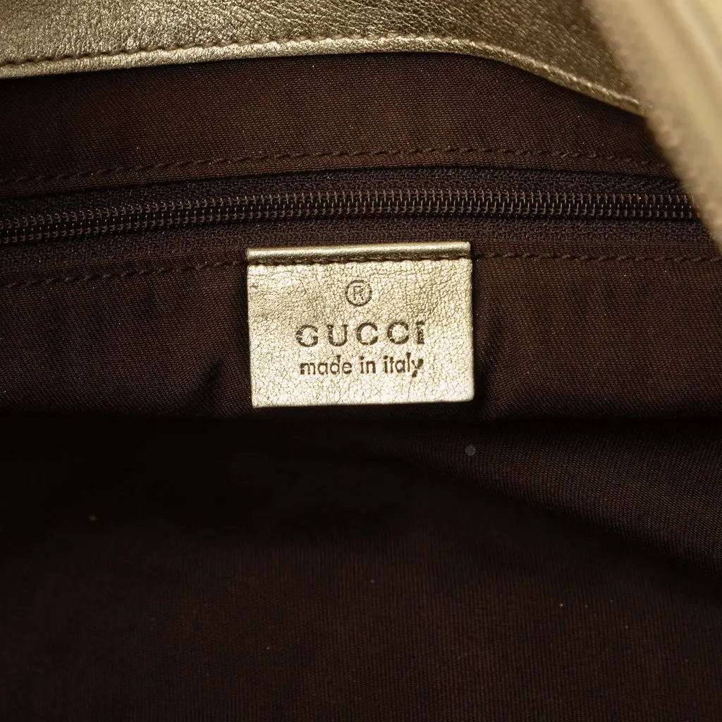 Gucci GG Canvas Abbey D Ring Tote Beige Canvas Good - Box View