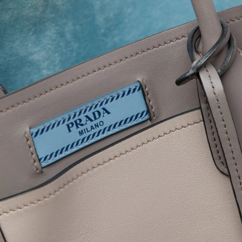 Prada City Calf Etiquette Satchel MultiColor Leather Very good - Box View