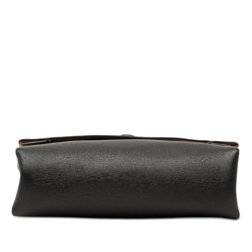 Celine Bicolor Leather All Soft Pouch Brown Leather Very good - Inside View