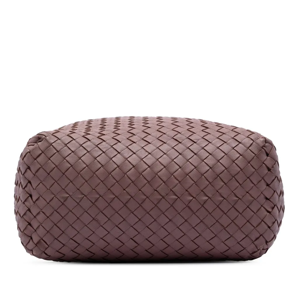 Bottega Veneta Nappa Intrecciato Tote Pink Leather Very good - Inside View