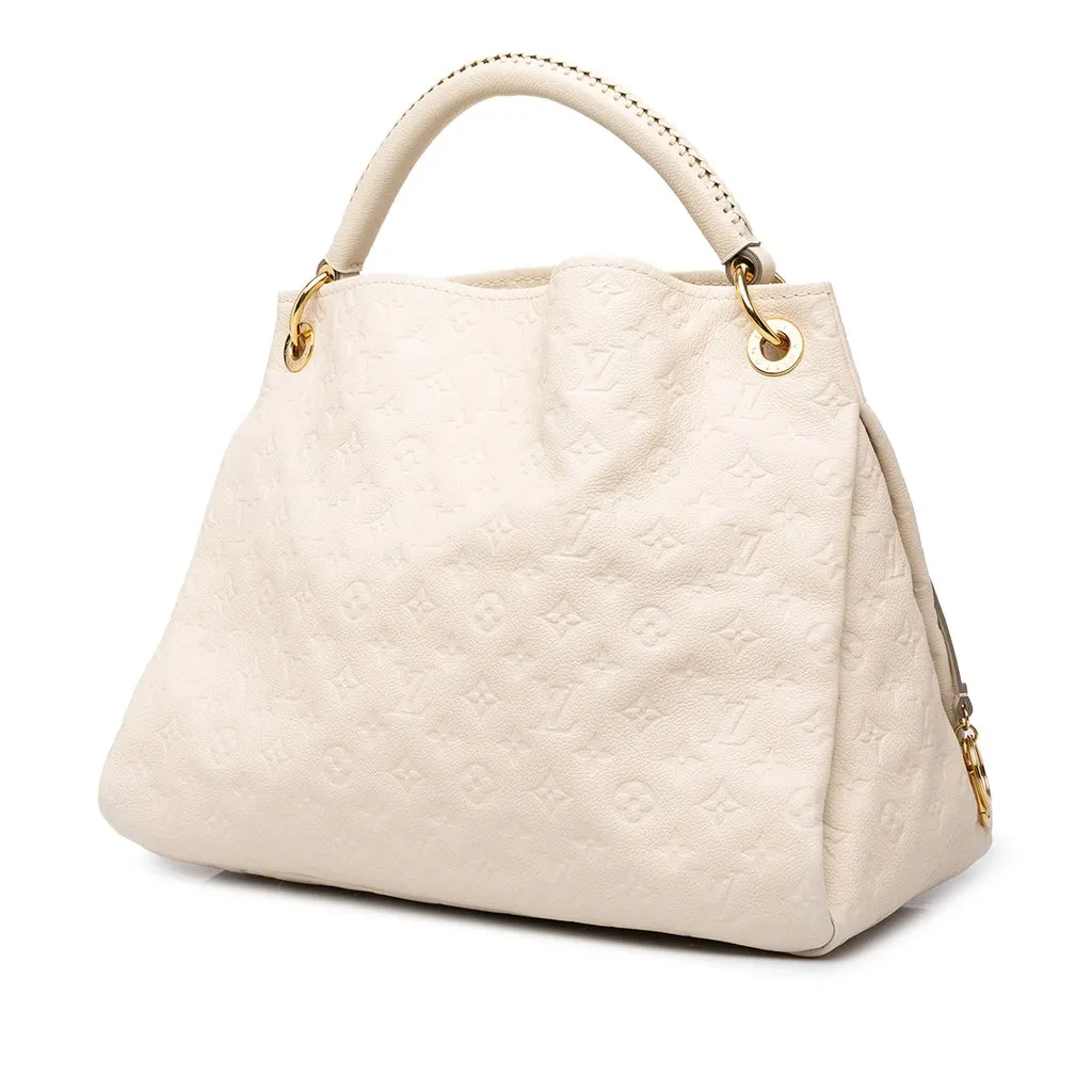 Louis Vuitton Monogram Empreinte Artsy MM White Leather Very good - Back View