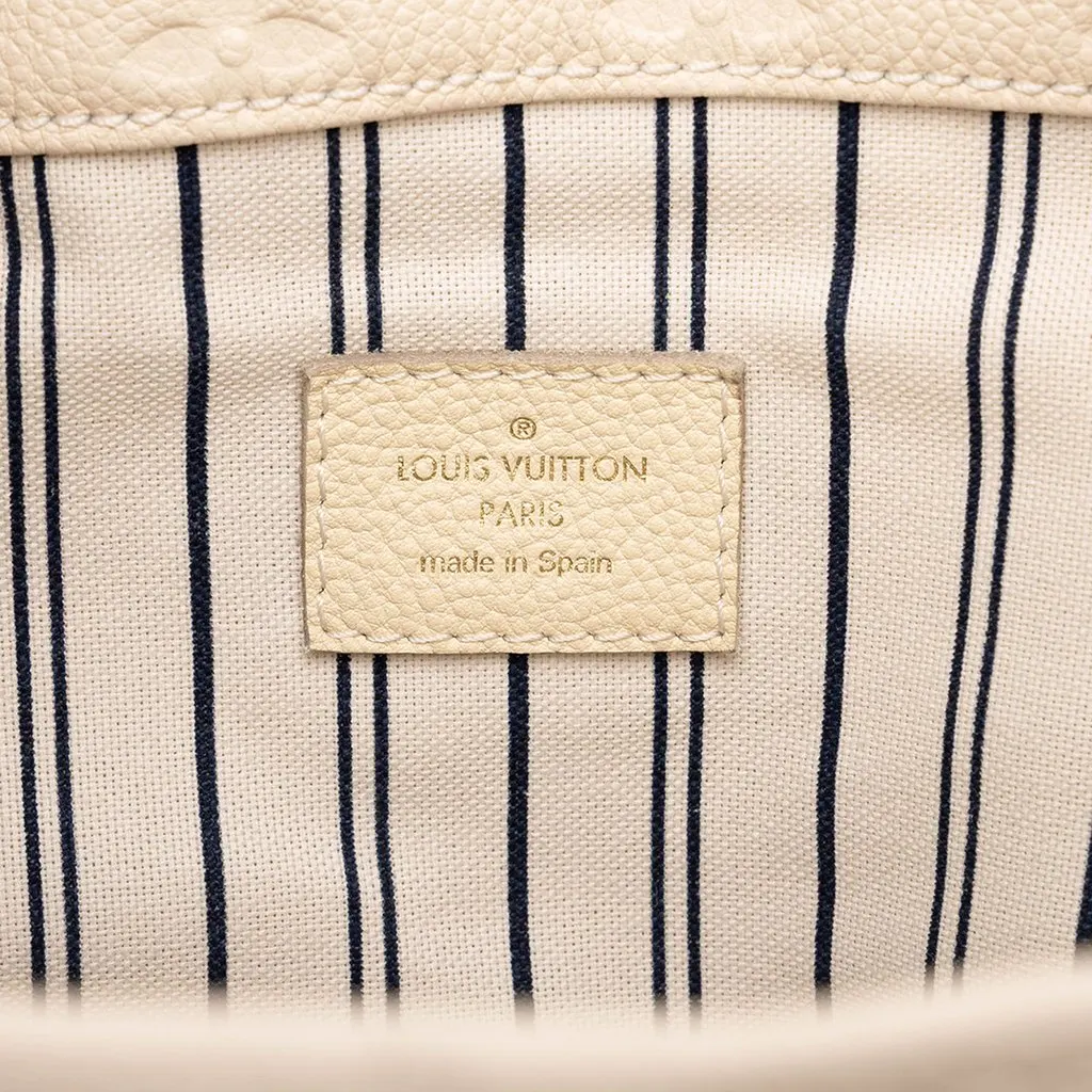 Louis Vuitton Monogram Empreinte Artsy MM White Leather Very good - Box View