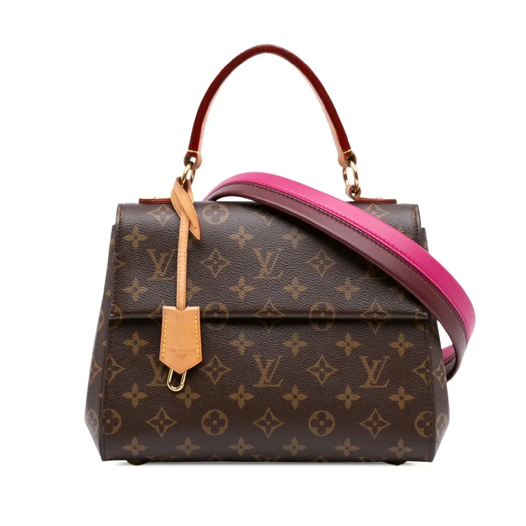 Louis Vuitton Monogram Cluny BB Brown Very good - Front View