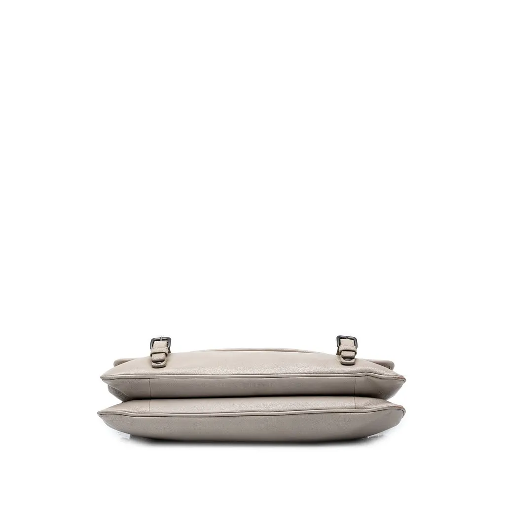 Bottega Veneta Nappa Intrecciato Flap Shoulder Bag Brown Leather Very good - Inside View