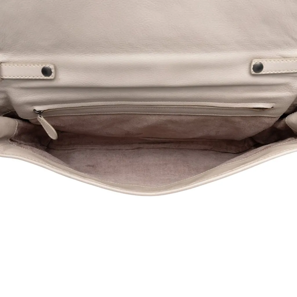 Bottega Veneta Nappa Intrecciato Flap Shoulder Bag Brown Leather Very good - Model View