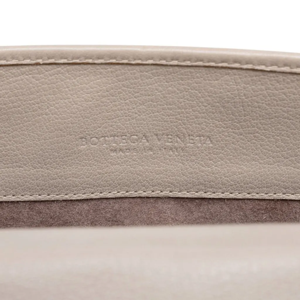 Bottega Veneta Nappa Intrecciato Flap Shoulder Bag Brown Leather Very good - Box View