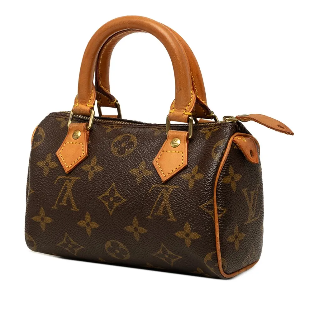Louis Vuitton Monogram Nano Speedy Dating Brown Canvas Very good - Back View