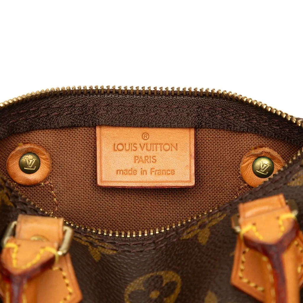 Louis Vuitton Monogram Nano Speedy Dating Brown Canvas Very good - Box View
