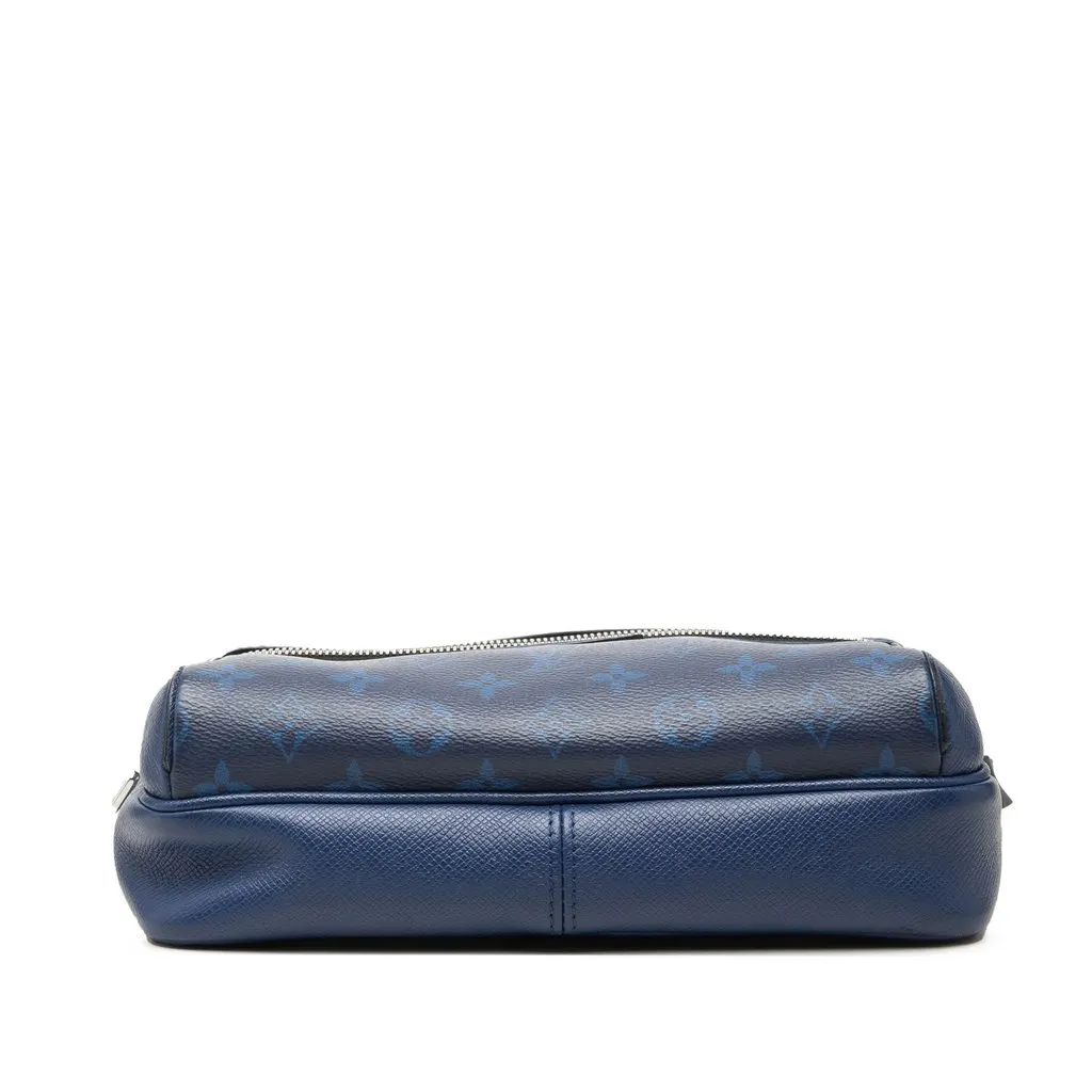 Louis Vuitton Monogram Taigarama Outdoor Messenger Blue Leather Very good - Inside View
