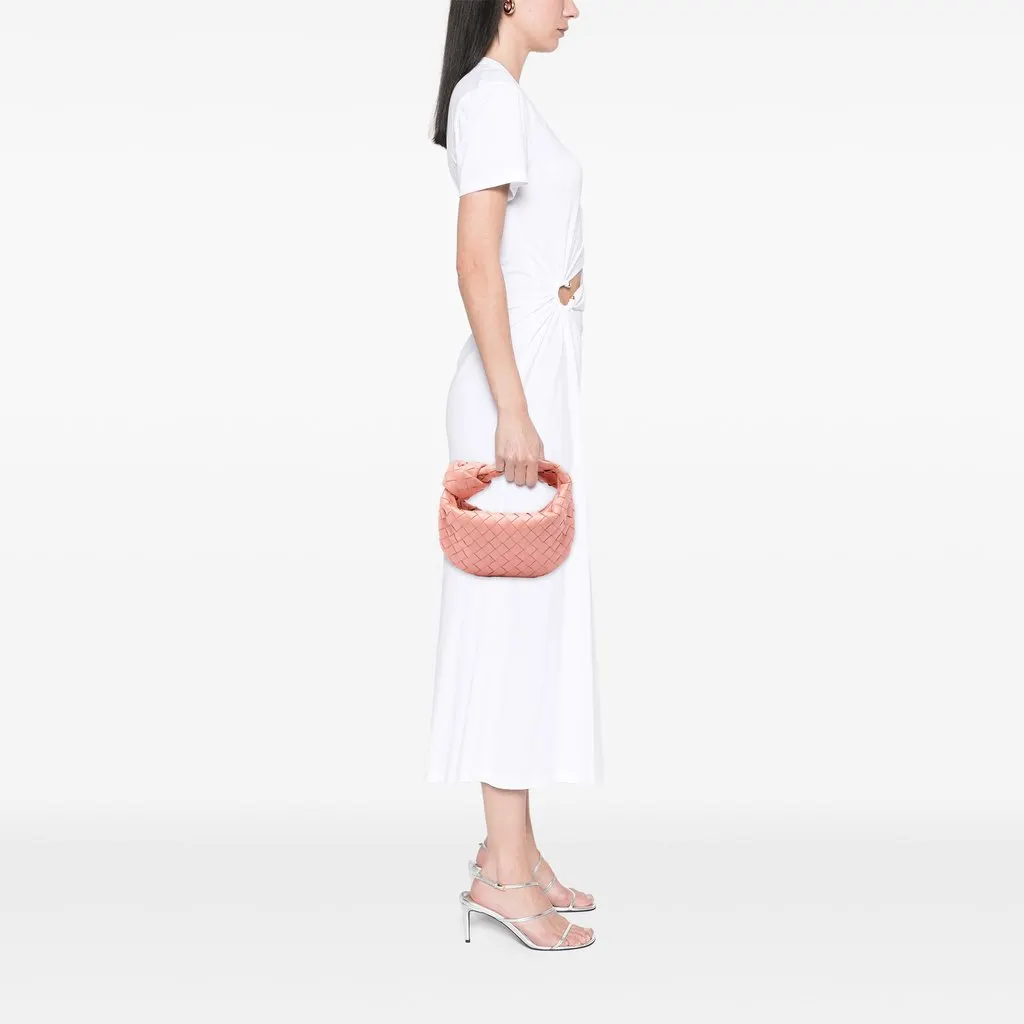 Bottega Veneta Mini Nappa Intrecciato Jodie Pink Leather Very good - Box View