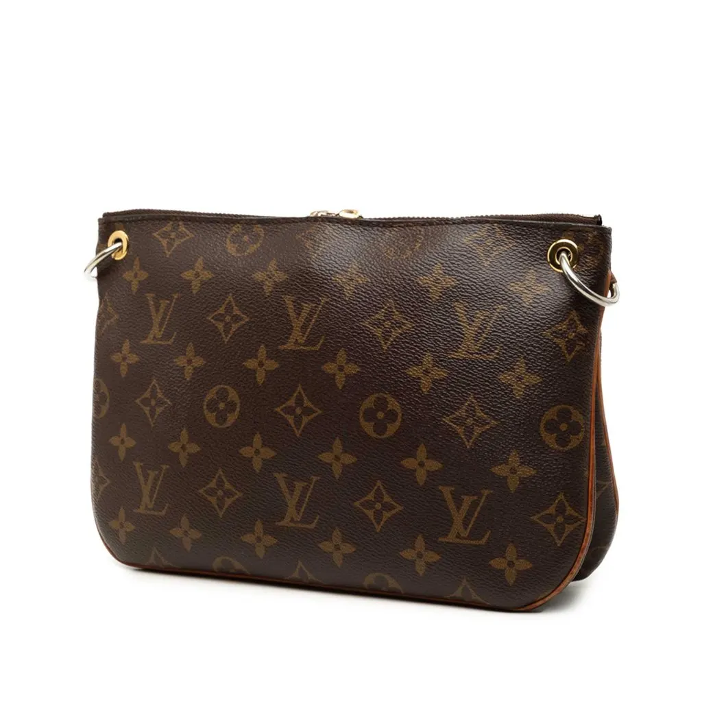 Louis Vuitton Monogram Lorette Brown Very good - Back View