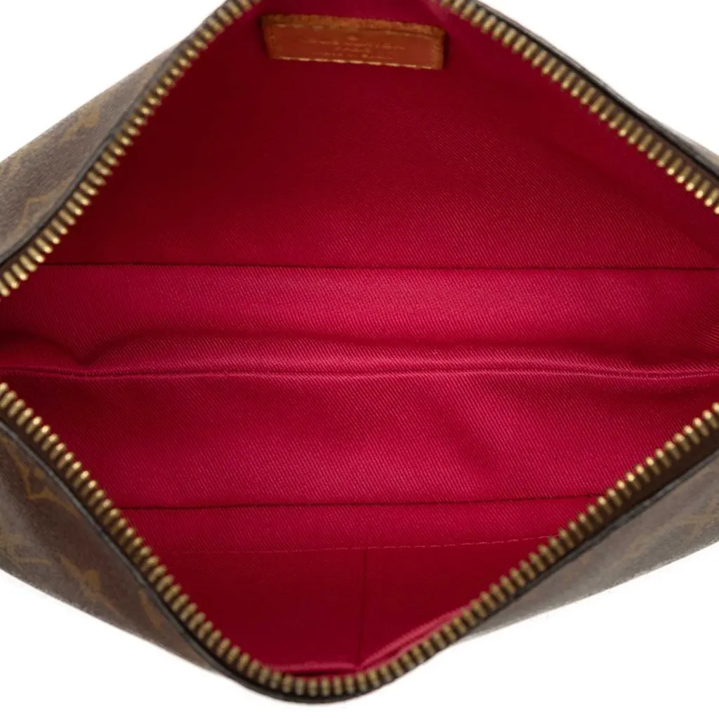 Louis Vuitton Monogram Lorette Brown Very good - Model View